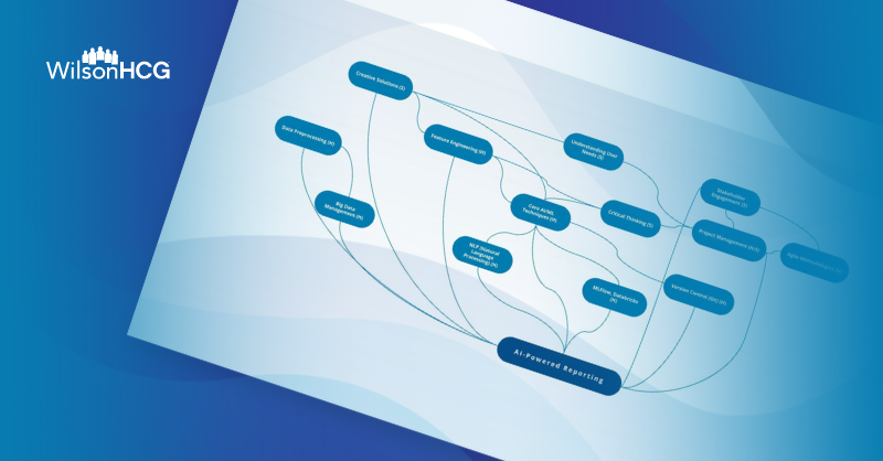 A skills ontology showcasing AI-powered reporting