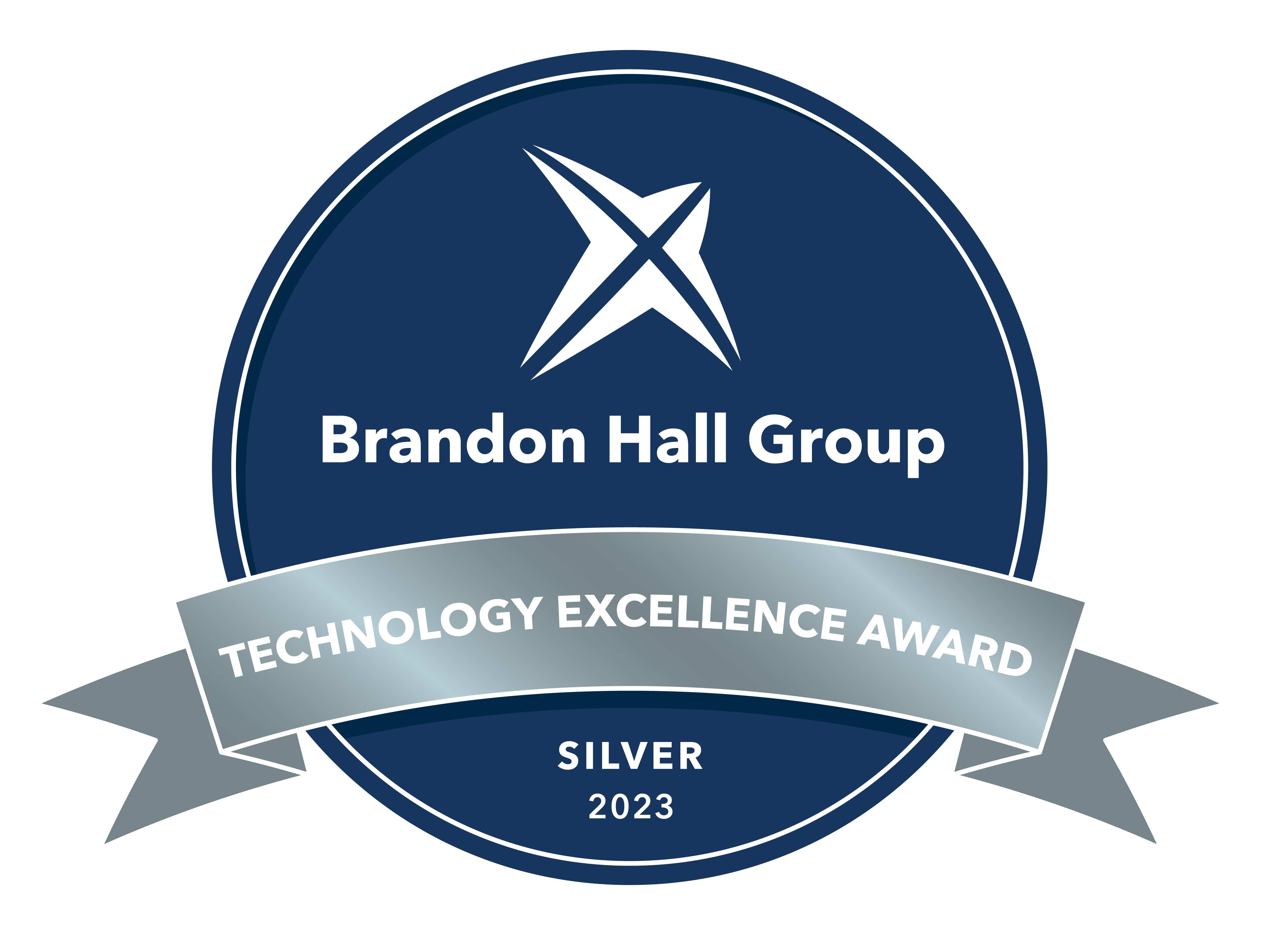 Brandon Hall Group Silver Technology Excellence Award badge_2023